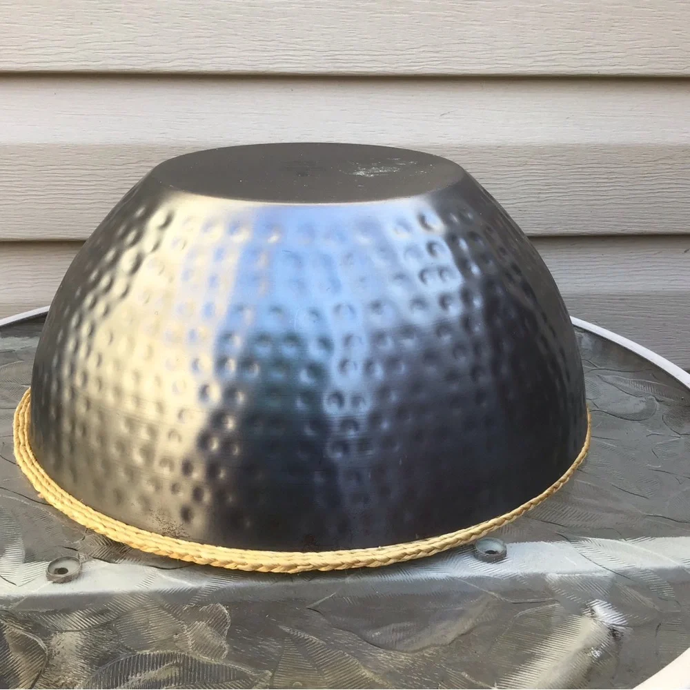 2013 Threshold Hammered Wild Steel Large Bowl, Like New!